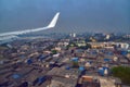 Mubai City View through flight window