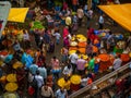 Busy Flower market ready for Diwali celebration in Mumbai