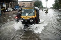 Mumbai monsoon - flooded street