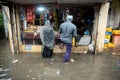 Mumbai monsoon - flooded street