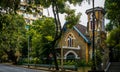 Panoramic view of old Church Of Saint Columba at south mumbai Royalty Free Stock Photo