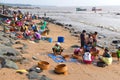 Fishing at Uttan Beach