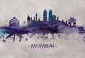 Mumbai India skyline