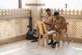 Mumbai-16.01.2019:The indian police duty in Mumbai
