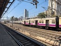 Mumbai local train Royalty Free Stock Photo