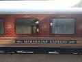 The luxury coach of the Maharaja Express- most expensive train in India.