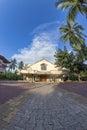 Mumbai Maharashtra India September 3 2019 Frontview of Our Lady of Lourdes Church Shirlai Virar Maharashtra India Royalty Free Stock Photo