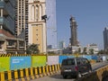 Mumbai metro project in progress at acharya atre chowk worli naka