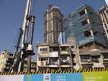 Mumbai metro project in progress at acharya atre chowk worli naka Mumba