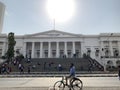 Tourists at Mumbai`s Town Hall, The Asiatic Society of Mumbai