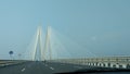 Mumbai sealink bridge architecture shots