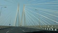 Mumbai sealink bridge architecture shots