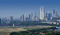 Mumbai skyline elevated view