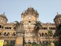 MUMBAI STATION, INDIA, OUTSIDE VIEW Royalty Free Stock Photo