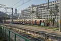 Mumbai Suburban Railway Electric Lokal Train EMU Enter To V.T