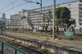 Mumbai Suburban Railway Electric Lokal Train EMU Enter To V.T