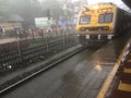 Mumbai train in Monsoons, transportation lifeline, Local transport