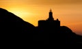 Mumbles lighthouse Swansea Royalty Free Stock Photo