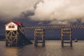 Mumbles old lifeboat station, in Mumbles, Swansea, south Wales, UK. Royalty Free Stock Photo