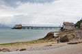 Mumbles pier in Swansea Bay, Wales Royalty Free Stock Photo