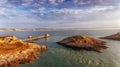 Mumbles pier in Swansea Royalty Free Stock Photo