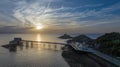 A Mumbles sunrise Royalty Free Stock Photo