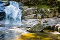 Mumlava waterfall, Harrachov, Giant Mountains, Krkonose National Park, Czech Republic - Image Royalty Free Stock Photo