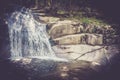 Mumlava waterfall, Harrachov, Giant Mountains, Krkonose National Park, Czech Republic - Image Royalty Free Stock Photo