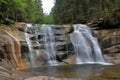 Mumlava waterfall Royalty Free Stock Photo
