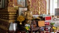 Koh Samui, Thailand - 9 march 2020: Wat Khunaram temple. .popular tourist places and temples of Koh Samui