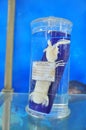 Mummified specimen of all kinds of fish and sea life in liquid are stored and showed to tourists at the Vietnam Institution of