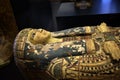 Mummy Case in the Vatican Museums in the Vatican City in Rome Italy Royalty Free Stock Photo