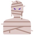 Mummy flat illustration