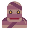 Mummy flat illustration