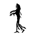 Mummy halloween silhouette scary monster fantasy