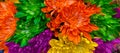Mums, mixed colors, very vibrant bouquet