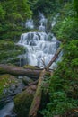 Mun Daeng Waterfall, the beautiful waterfall in deep forest Rainy season at Phu Hin Rong Kla National Park, Phitsanulok, Thailand