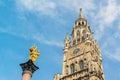 Munchen New Town Hall Marienplatz