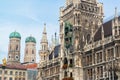 Munchen New Town Hall Marienplatz