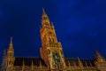 Munchen New Town Hall Marienplatz Royalty Free Stock Photo