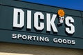 Muncie - Circa March 2017: Dick`s Sporting Goods Retail Location. Dick`s is an Authentic Full-Line Sporting Goods Retailer V Royalty Free Stock Photo