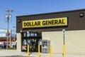 Muncie - Circa March 2017: Dollar General Retail Location. Dollar General is a Small-Box Discount Retailer VII Royalty Free Stock Photo