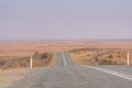 Mundi Mundi Lookout long road view with red dirt and blue sky, itÃ¢â¬â¢s a perfect spot.