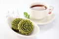 Mung bean cake lvdougao is a traditional and popular Chinese dessert in summer made for the Moon Festival