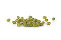 mung bean isolated on white Royalty Free Stock Photo