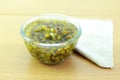 Mung beans in light syrup Royalty Free Stock Photo