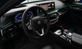 Modern car BMW Alpina D5 S interior with elegant sport elements- Co