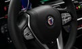 Modern car BMW Alpina D5 S interior with elegant sport elements Royalty Free Stock Photo