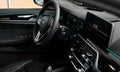 Modern car BMW Alpina D5 S interior with elegant sport elements