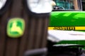 john deer tractor signs Royalty Free Stock Photo